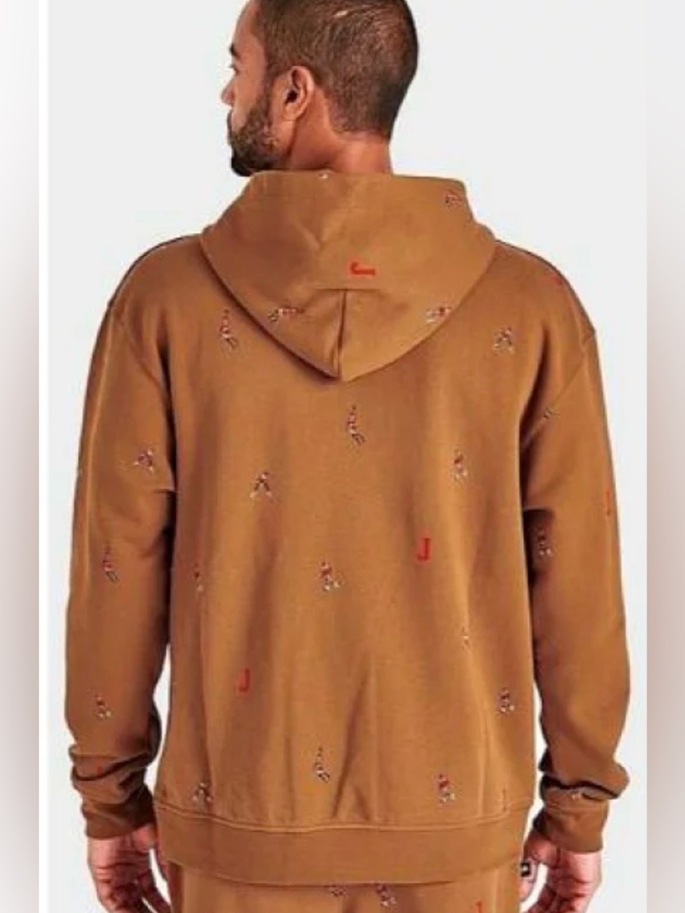 Nike Jordan Men's Size L Air Jordan Essential Statement AOP Sweatshirt Hoodie - Picture 2 of 11